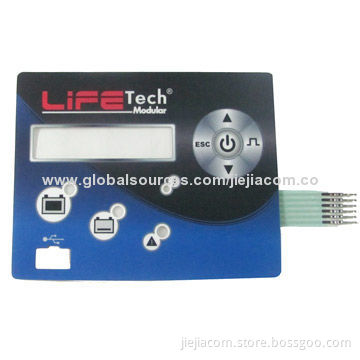 Offset Printing Waterproof Membrane Switches/Keypad, -20-70°C Operating Temperature